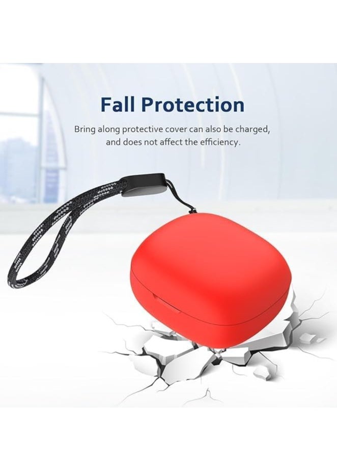 Generic Silicone Case for Anker R50i Earphones - red  - Image 4