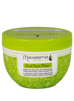 Macadamia Natural Macadamia Natural Oil Bond Repair Masque Fermented Amino Acids, Macadamia Oil, Argan Oil, Sunflower Oil Helps Revive and Strengthen Overly Processed, Damaged Hair 236  - Image 1
