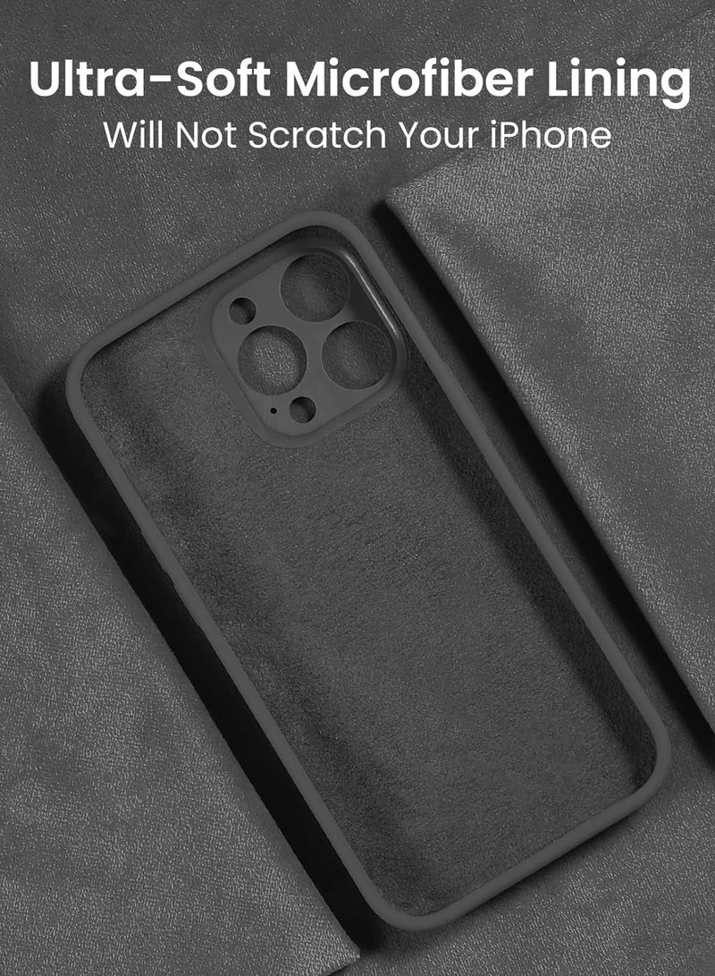 ELTRAZONE Designed for iPhone 15 Pro Max Case, Silicone Upgraded [Camera Protection] for iPhone 15 ProMax Case with [2 Screen Protectors], Anti-Scratch Microfiber Lining, 6.7 inch, Space Gray - Image 5