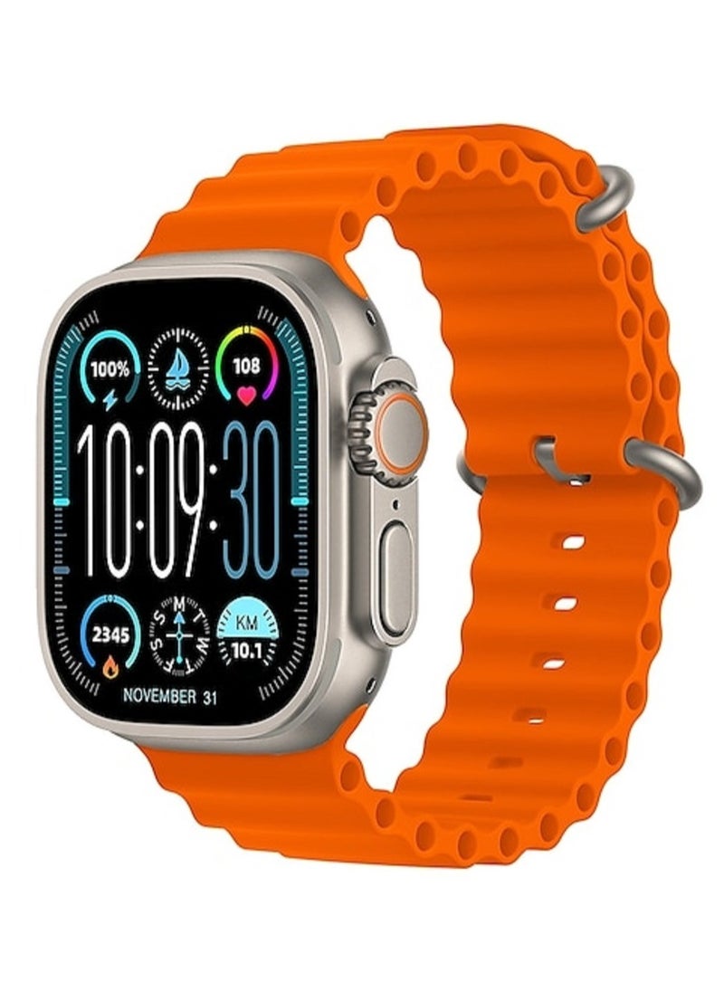 Generic - HK ULTRA 2 Series 9 Wearfit Pro (2024) SmartWatch 2.12 Inch SUPER AMOLED Display 480X320 Open AI Chat GPT GPS NFC Bluetooth V5 Call Wireless Charger - Image 1