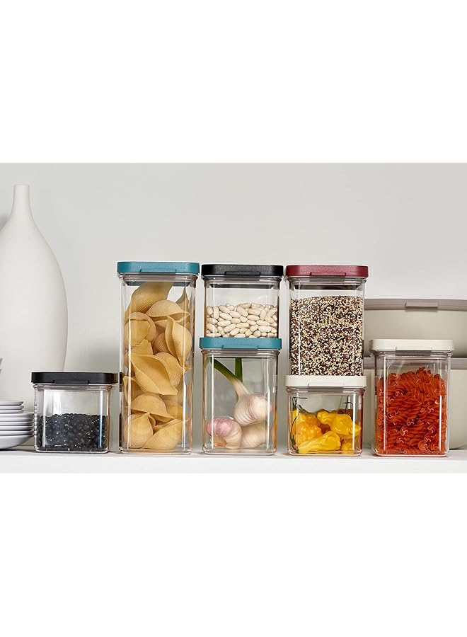 Mepal Omnia Rectangular Storage Jar, 2000 Ml Capacity, Black - Image 5