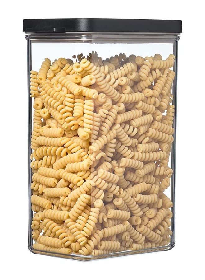 Mepal Omnia Rectangular Storage Jar, 2000 Ml Capacity, Black - Image 2