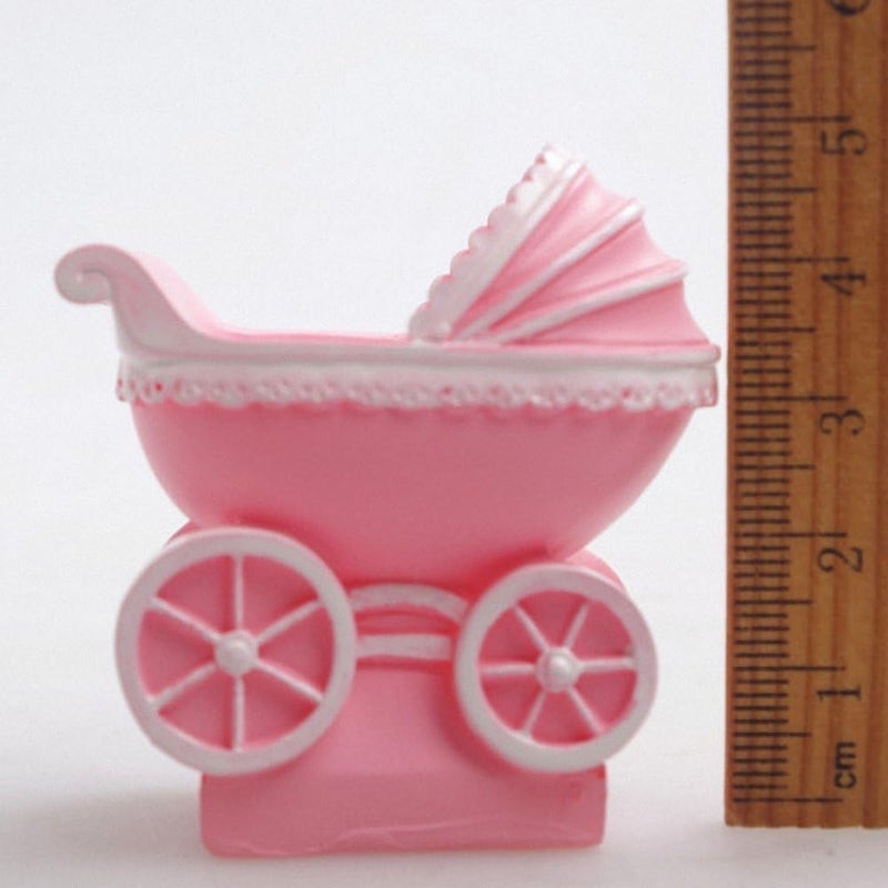 RKPM HOMES RKPM HOMES Baby Stroller Chocolate Fondant Mold I 3D Baby Pram Carriage Silicone Cupcake Mould I for DIY Handmade Sugarcraft Cake Dcor Polymer Clay Candy Gummy Cookies Muffin Resin Wax Making Small  - Image 4