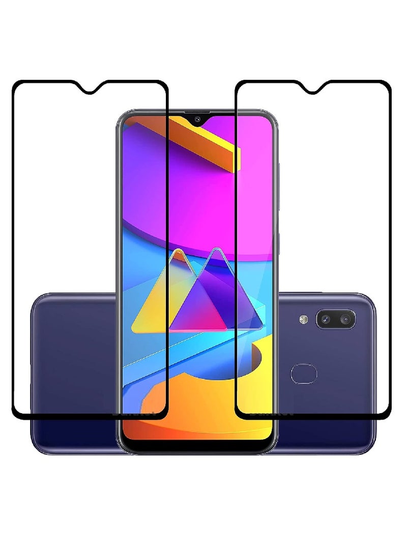 Super 2 Pieces Tempered Glass Screen Protector 5D Designed For Samsung Galaxy M10s Full Glue Edge to Edge Full Screen Coverage And Bubble Free - Image 1