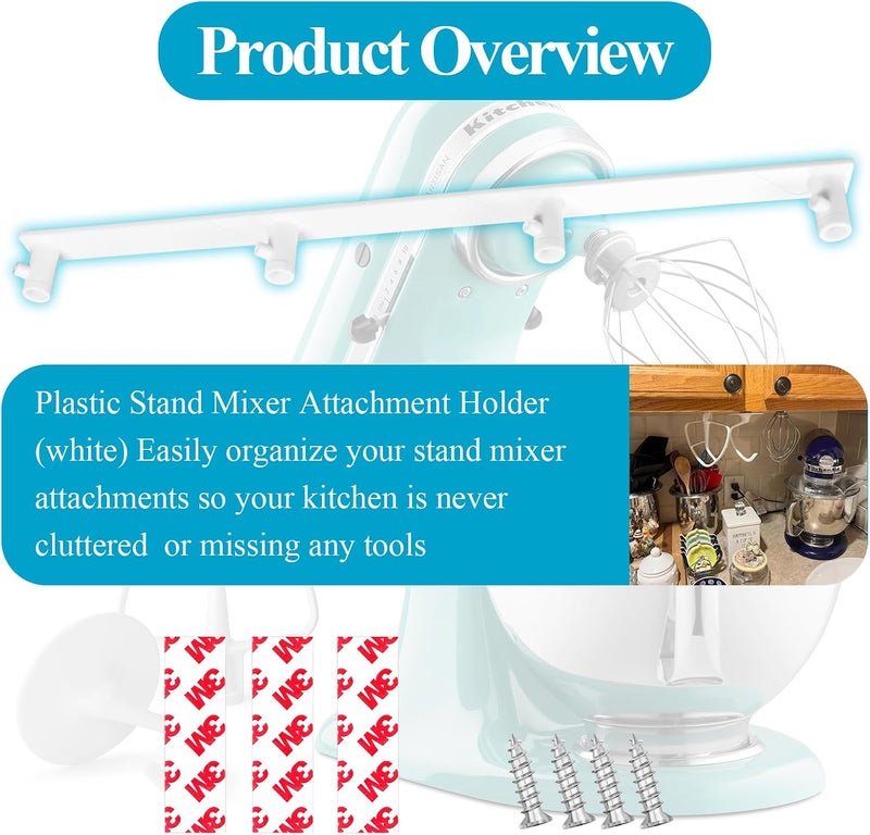 WFCYX Stand Mixer Attachment Holder Compatible with Kitchenaid Mixer Accessories - Image 2