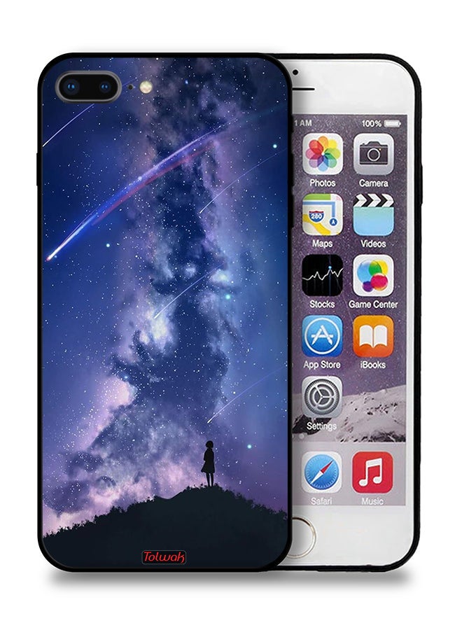 Tolwak Apple iPhone 7 Plus Protective Case Moving Stars - Image 1