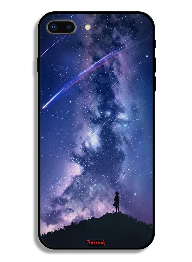 Tolwak Apple iPhone 7 Plus Protective Case Moving Stars - Image 2