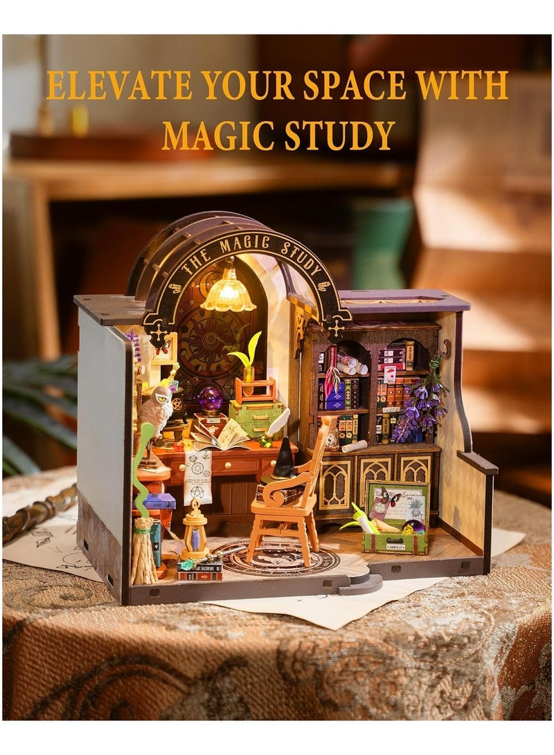 روبوتايم روليف المنزل المصغر السحري DIY DG166 مجموعة ألغاز خشبية ثلاثية الأبعاد للبالغين والمراهقين - ديكور منزلي زخرفي، هدية رمضان والعطلات، عيد الميلاد وذكرى الميلاد لعشاق الألغاز - Image 2