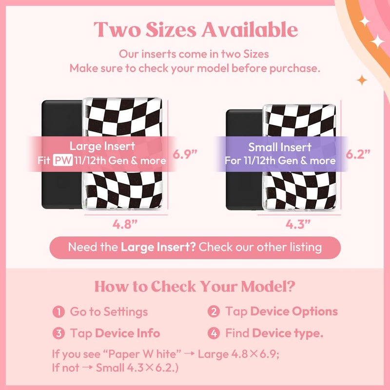 Kaciola 12PCS Inserts Cardstock for E-Reader, 50PCS Stickers for Clear Case Insert, 6.2"x4.3" Dark Romance Theme Inserts Compatible with E-Reader Basic, Gifts for Booklovers - Image 5