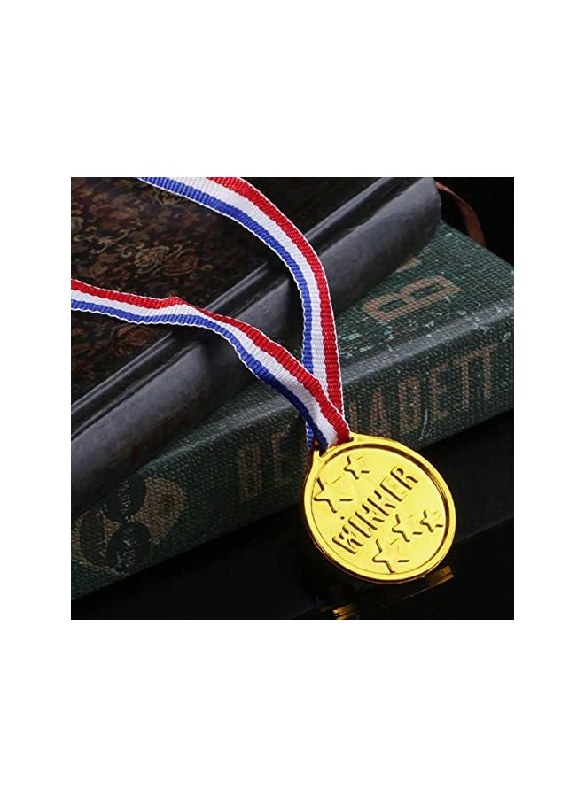 promass Plastic Medals, 20pcs Winning Medals Kids Party Medals for Athletic Games Competition Times Party Decorations - Image 5