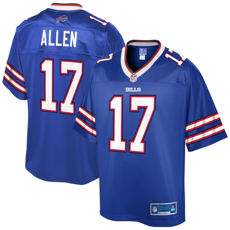NFL PRO LINE Men's Josh Allen Royal Buffalo Bills Team Player Jersey - Image 1