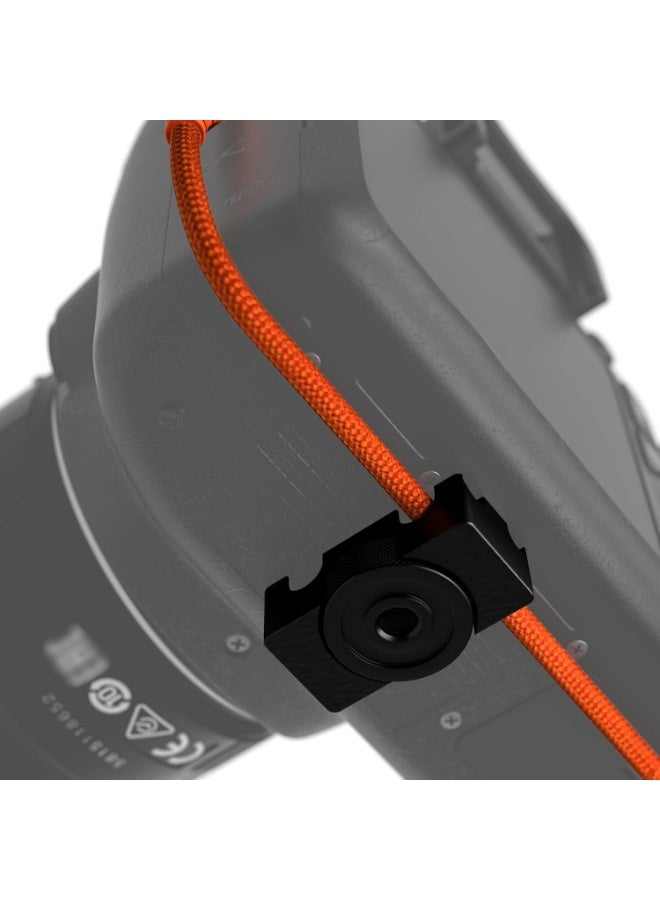 Camera Cable Lock Clamp, Aluminum Alloy Tether Cable Block Clip with 4 Grooves, USB C Tethering Cable Lock Clip Clamp for All DSLR Cameras Cable - Image 3