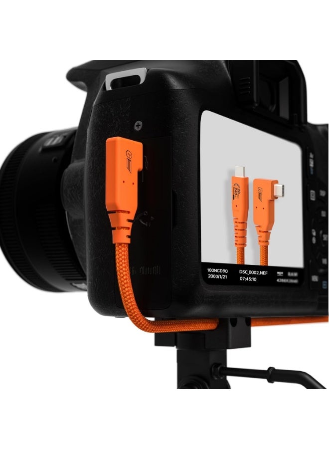 Camera Cable Lock Clamp, Aluminum Alloy Tether Cable Block Clip with 4 Grooves, USB C Tethering Cable Lock Clip Clamp for All DSLR Cameras Cable - Image 4