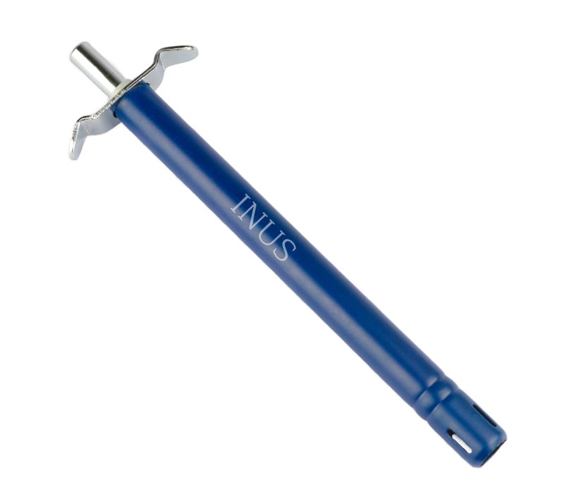 INUS Easy Grip Metal Regular Gas Lighters for Kitchen Use Gas Stove Lighter & Gas Stoves, Restaurants (Color - Blue - Long) Pack of 1 - Image 1