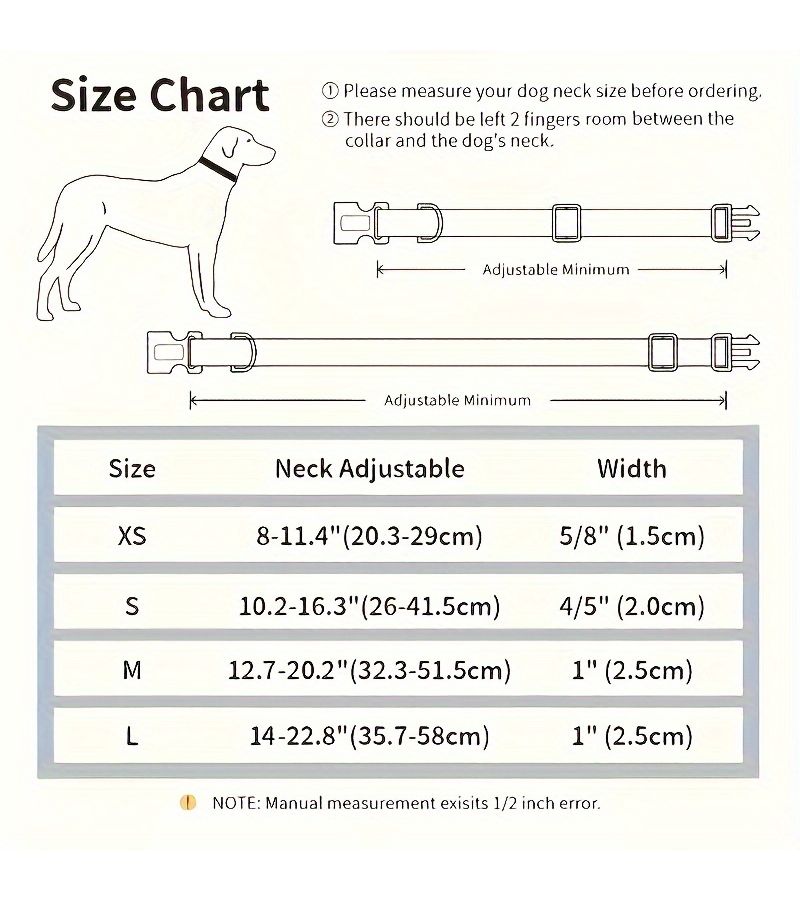 Adjustable Dog Collar Size S Colorful Paw Print Design Polyester Pet Collar - Image 2