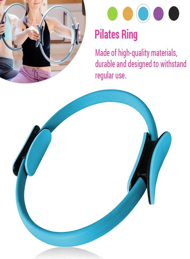 Karlak Pilates Ring Circle,Pilates Equipment for Home Workouts Pilates Ring and Ball Set Resistance Bands & More Perfect for Home Pilates Equipment - Image 3