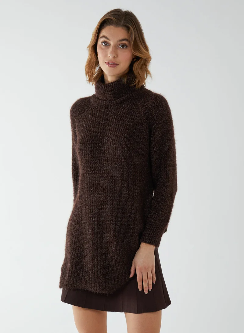 Blue Vanilla Knitted Roll Neck