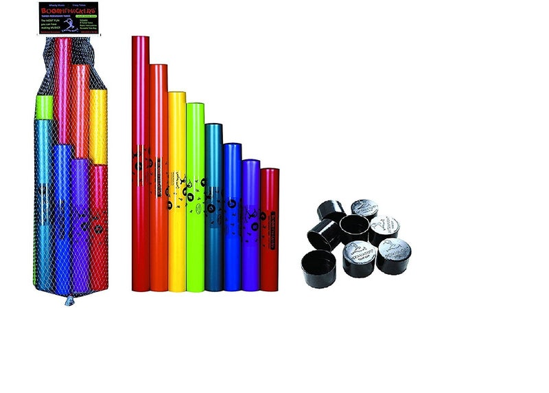 Boomwhackers® C Major Diatonic Scale Set with Octavator Caps 8-Pack - Image 1
