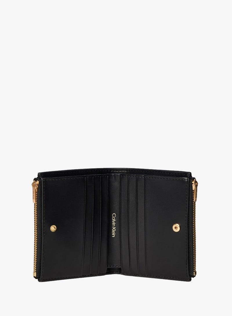 CALVIN KLEIN Emblem Print Zip Bifold Wallet - Image 3