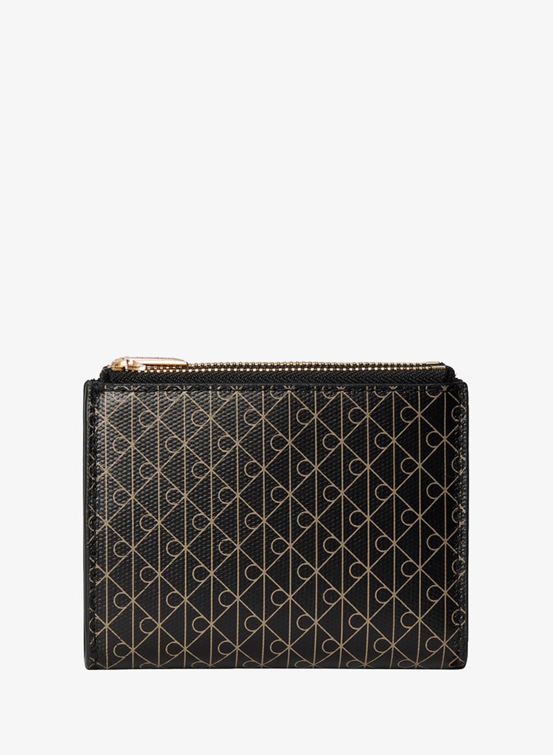 CALVIN KLEIN Emblem Print Zip Bifold Wallet - Image 1