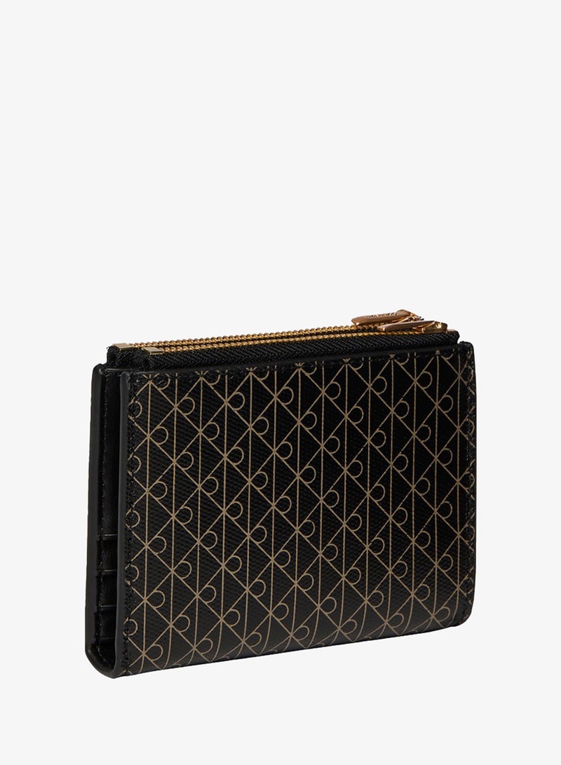 CALVIN KLEIN Emblem Print Zip Bifold Wallet - Image 2