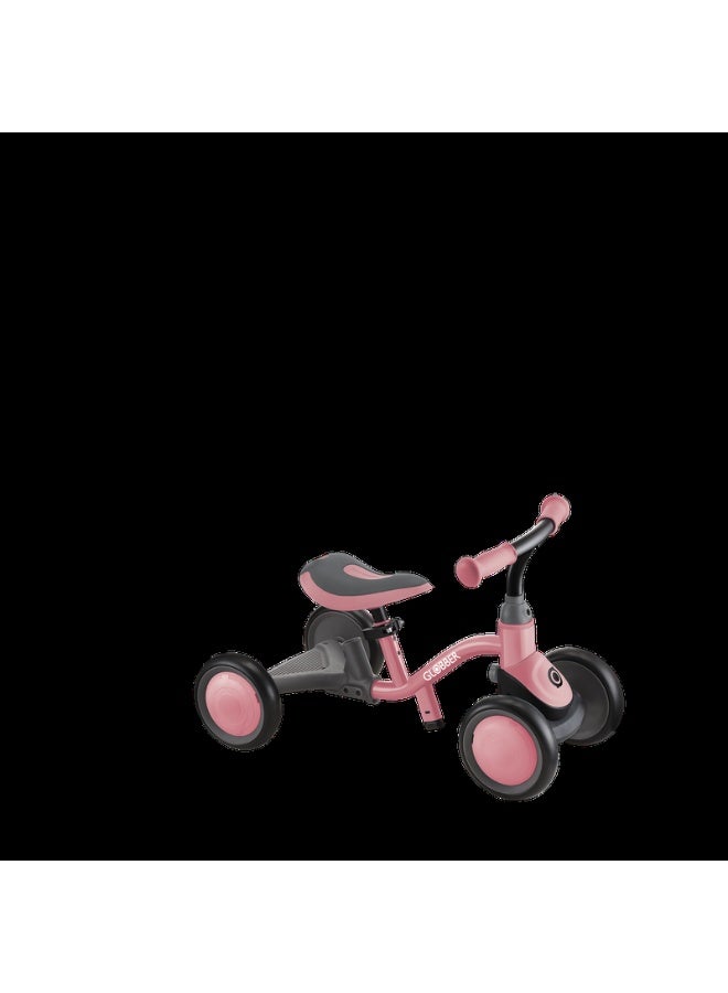 GLOBBER Deluxe 3 in 1 Learning Balance Stroller for Kids – Convertible Ride On Tricycle – Pastel Pink - Image 5
