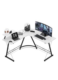 ZUIHAO L Shaped Corner Desk 130cm Home Office Computer Table  - Image 1