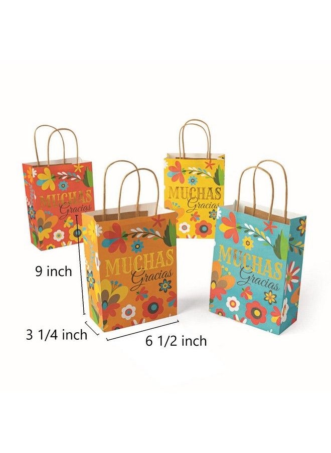 Fun Express Fiesta Muchas Gracias Gift Bags (Set Of 12) Cinco De Mayo Party Gift Bags Supplies  - Image 5