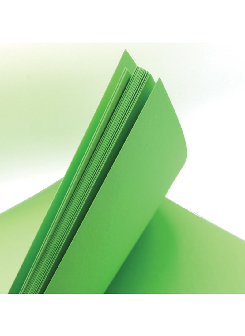 firstnock Green Color Paper 250 Gsm A4 20 Sheets Light Green Cardstock  - Image 1