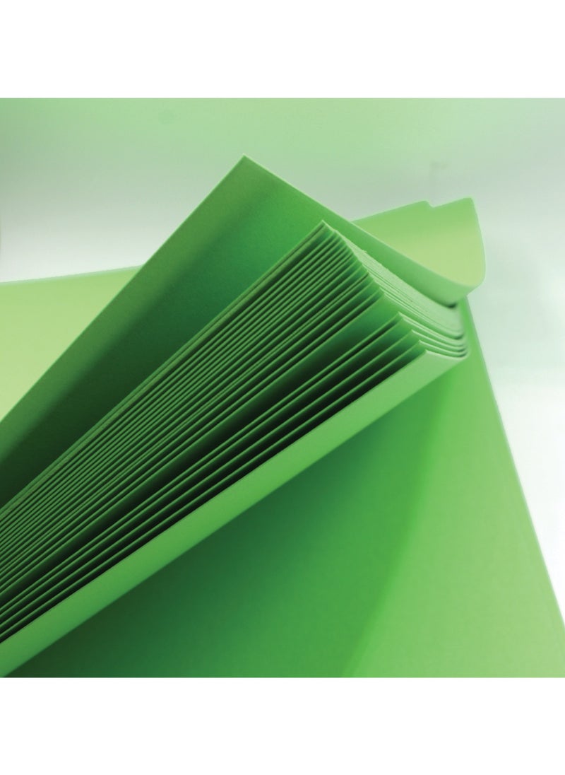 firstnock Green Color Paper 250 Gsm A4 20 Sheets Light Green Cardstock  - Image 2