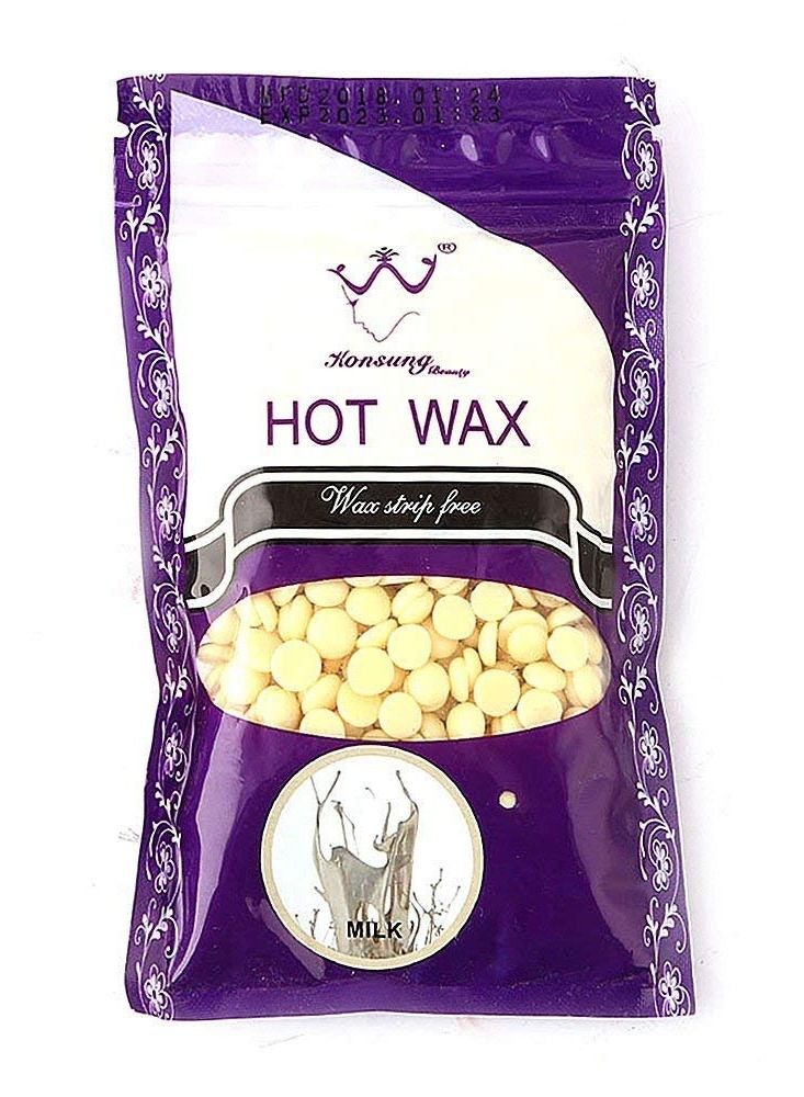 Konsung Beauty 100g Hard Wax Beans Solid Wax No Strip Spa Professional Hair Removal Cream For Body Hair Removal - Image 1