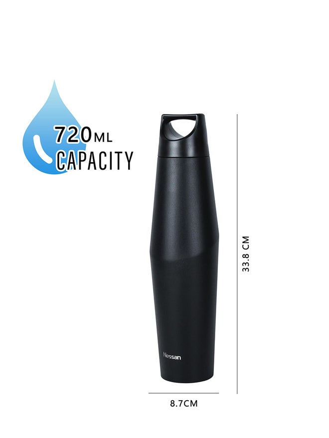 نيسان نسان ترمس حافظ للحرارة أسود ٧٢٠ مل - Image 2
