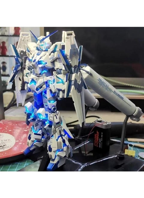 National Model Boy Assembled Toy Gundam Model Hg Unicorn Red Heretic Angel Strike Free Building Block Figure-Color:Fully Equipped Unicorn + Beam Gun + Shield + Burn