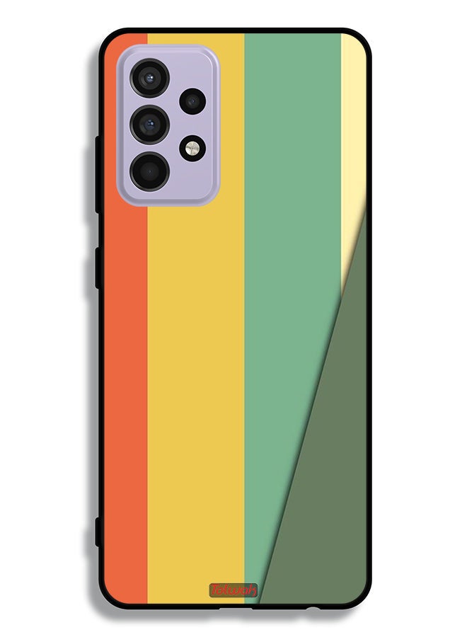 Tolwak Samsung Galaxy A52 5G Protective Case Cover Simple Pattern - Image 1