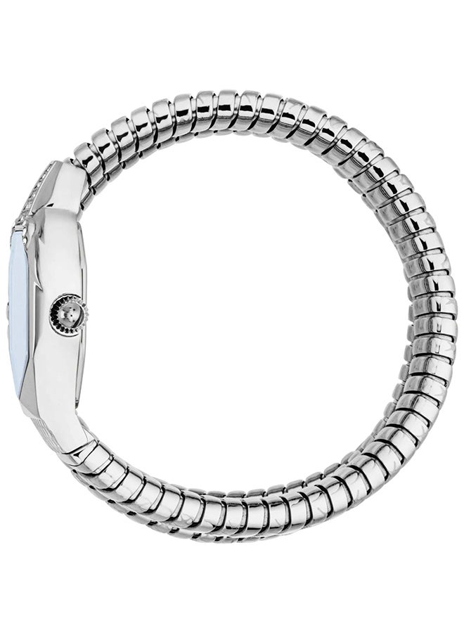 Just Cavalli جست كافالي ليدي سنيك أمبرا JC1L370M0025 - ساعة كوارتز أنثوية بيدين من الفولاذ المقاوم للصدأ - Image 2