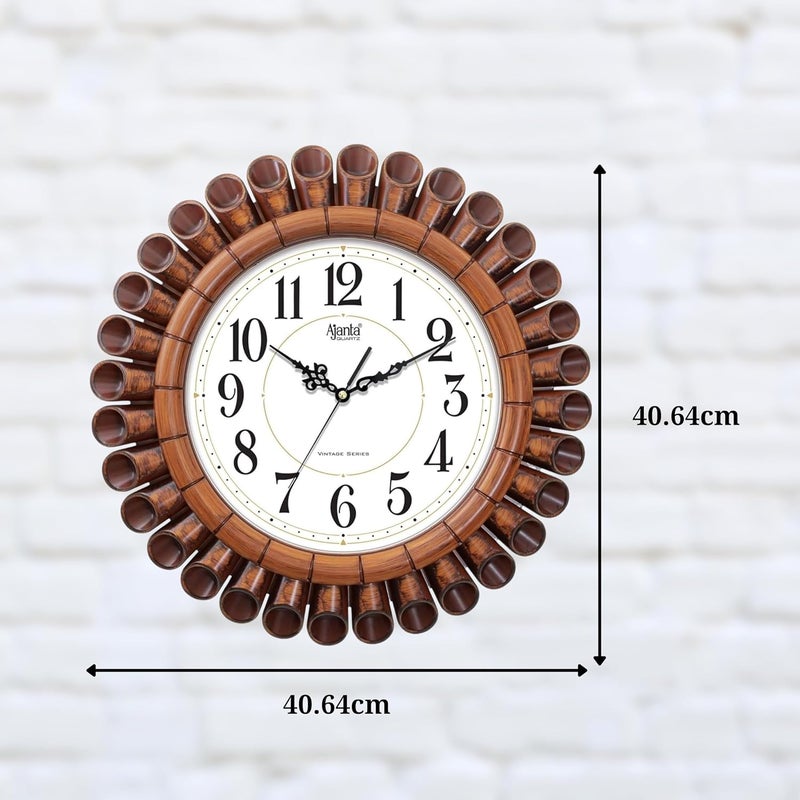 Ajanta Wall Clock 15.7 Inches Vintage Wall Clock for Bedroom, Hall, Office and Drawing Room - Image 2