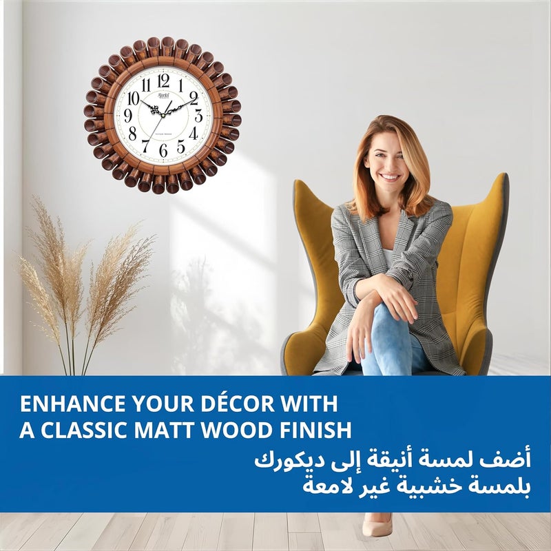 Ajanta Wall Clock 15.7 Inches Vintage Wall Clock for Bedroom, Hall, Office and Drawing Room - Image 5