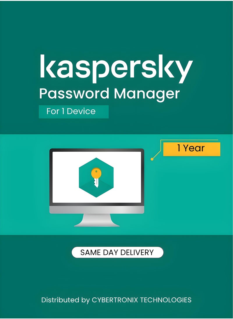 Kaspersky Kaspersky Password Manager | 1-Year Subscription | 1 PC | Digital License | SAME DAY DELIVERY 