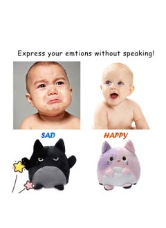 Excefore Reversible Cat Stuffed Animals, Reversible Plushie, 6" Cat Plushie,  Cute Cat Stuffed Animals, for Girl Boy Adult Kids  - Image 4