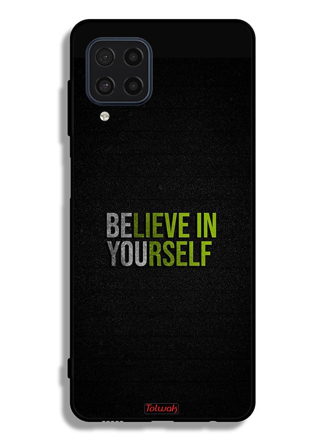 Tolwak Samsung Galaxy M22 Protective Case Cover Believe In Yourself - Image 2