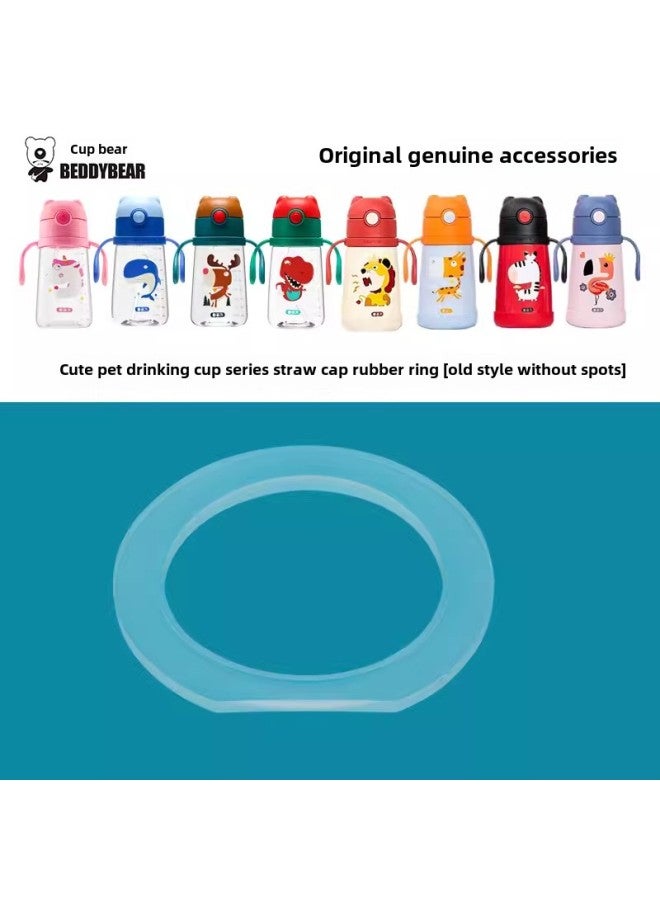 Bear Upgrade Children's Cup Original Genuine Goods Accessories Learn Drinking Water Bottle Silicone Suction Nozzle Straw Classic Old Style-Color:Learn To Drink Cup [old] Sealing Ring  - Image 1