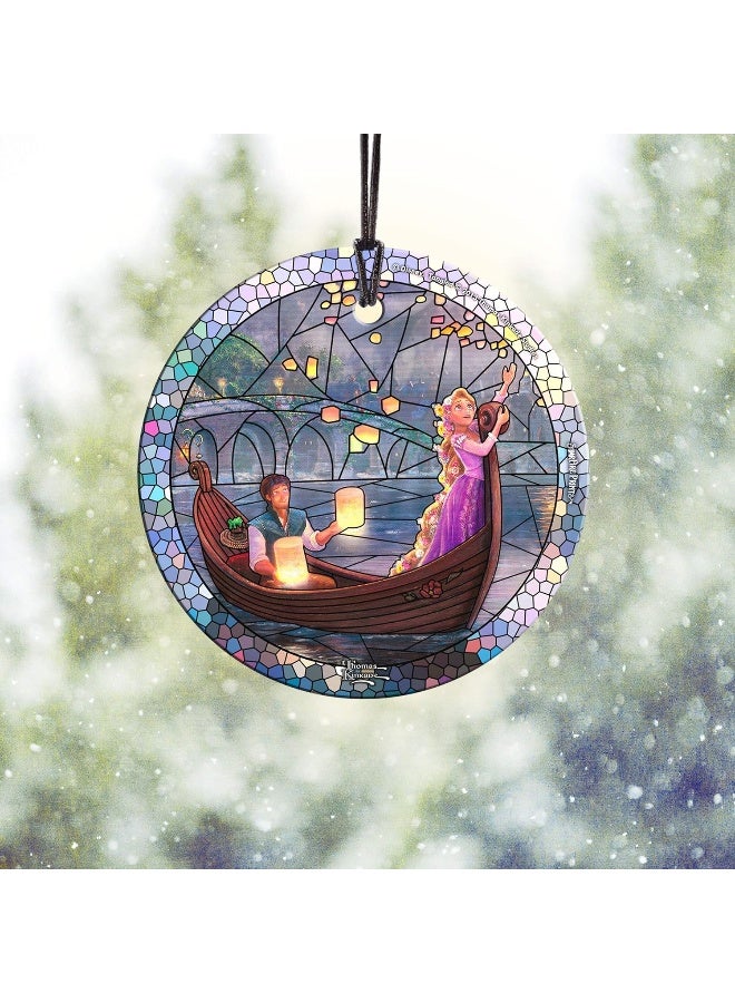 Trend Setters Disney  Tangled  Rapunzel  Stained Glass Effect  35 Starfire Prints Hanging Glass Print Accessory  Light Catching Hanging Accessory  Ideal for Gifting and Collecting - Image 5