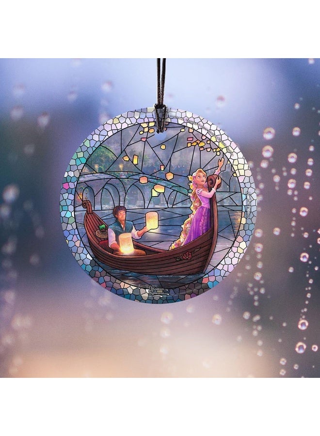 Trend Setters Disney  Tangled  Rapunzel  Stained Glass Effect  35 Starfire Prints Hanging Glass Print Accessory  Light Catching Hanging Accessory  Ideal for Gifting and Collecting - Image 3
