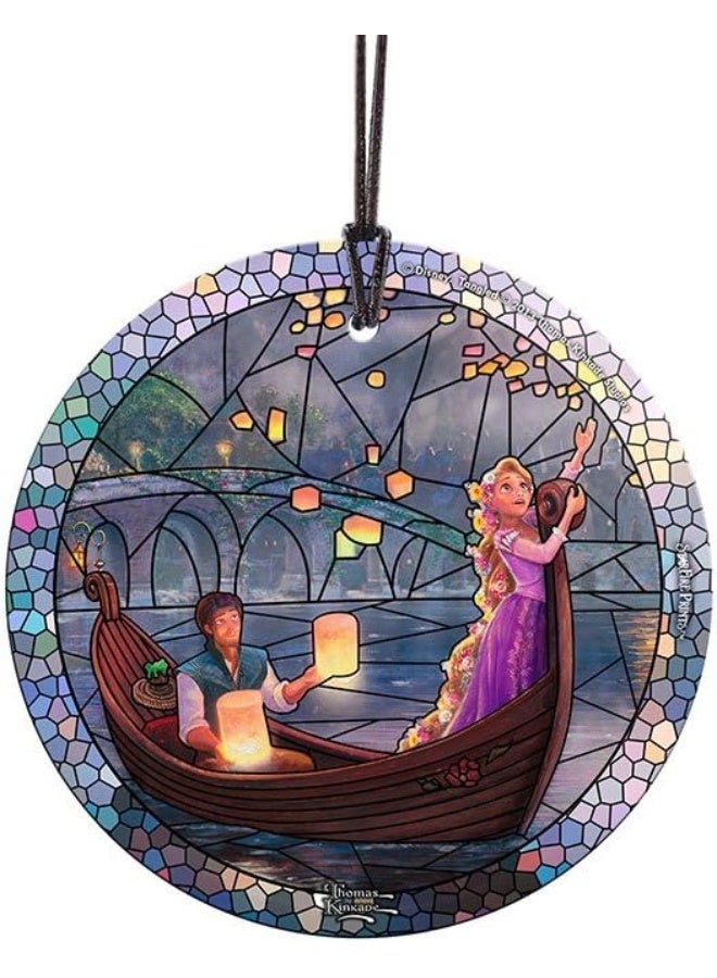 Trend Setters Disney  Tangled  Rapunzel  Stained Glass Effect  35 Starfire Prints Hanging Glass Print Accessory  Light Catching Hanging Accessory  Ideal for Gifting and Collecting - Image 2