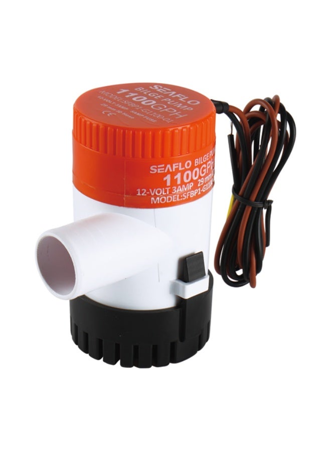 SEAFLO 1100GPH Bilge Pump 12V 24V Marine Submersible Boat Pump 1-1/8 Inch Outlet - Image 3