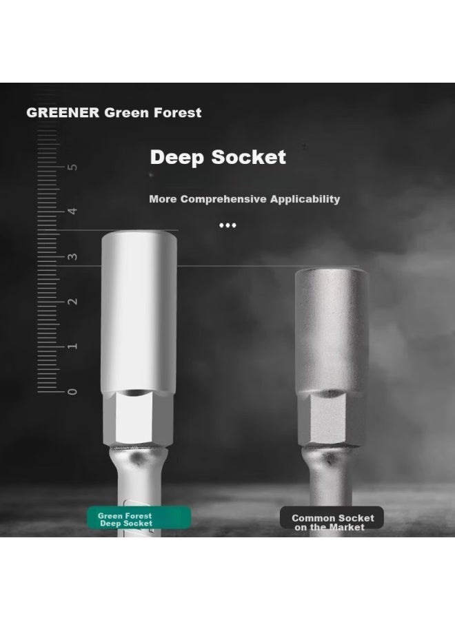 Greener 3-way Socket Wrench Set 8*10*12mm 2 Pieces Household Y-shaped Socket Wrench Tire Wrench Automotive Repair - Image 5