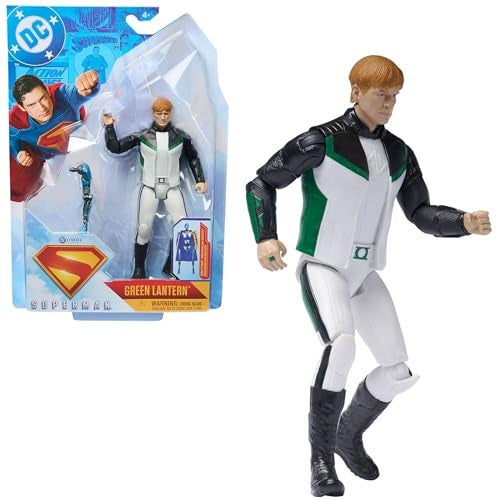 DC Comics, Superman, Green Lantern, 6-Inch Action Figure, Authentic Superman Movie Styling, Super Heroes Kids Toys for Boys and Girls Ages 4 and Up - Image 1