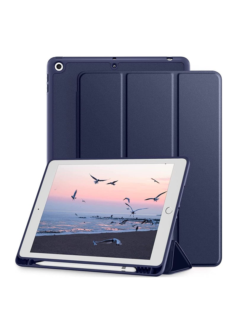 IPad Case 9.7 Inch For 2017 2018 Ultra Slim Lightweight Smart Stand With Magnetic Wake Sleep Function 5th 6th Generation Hard Shell Dark Blue
