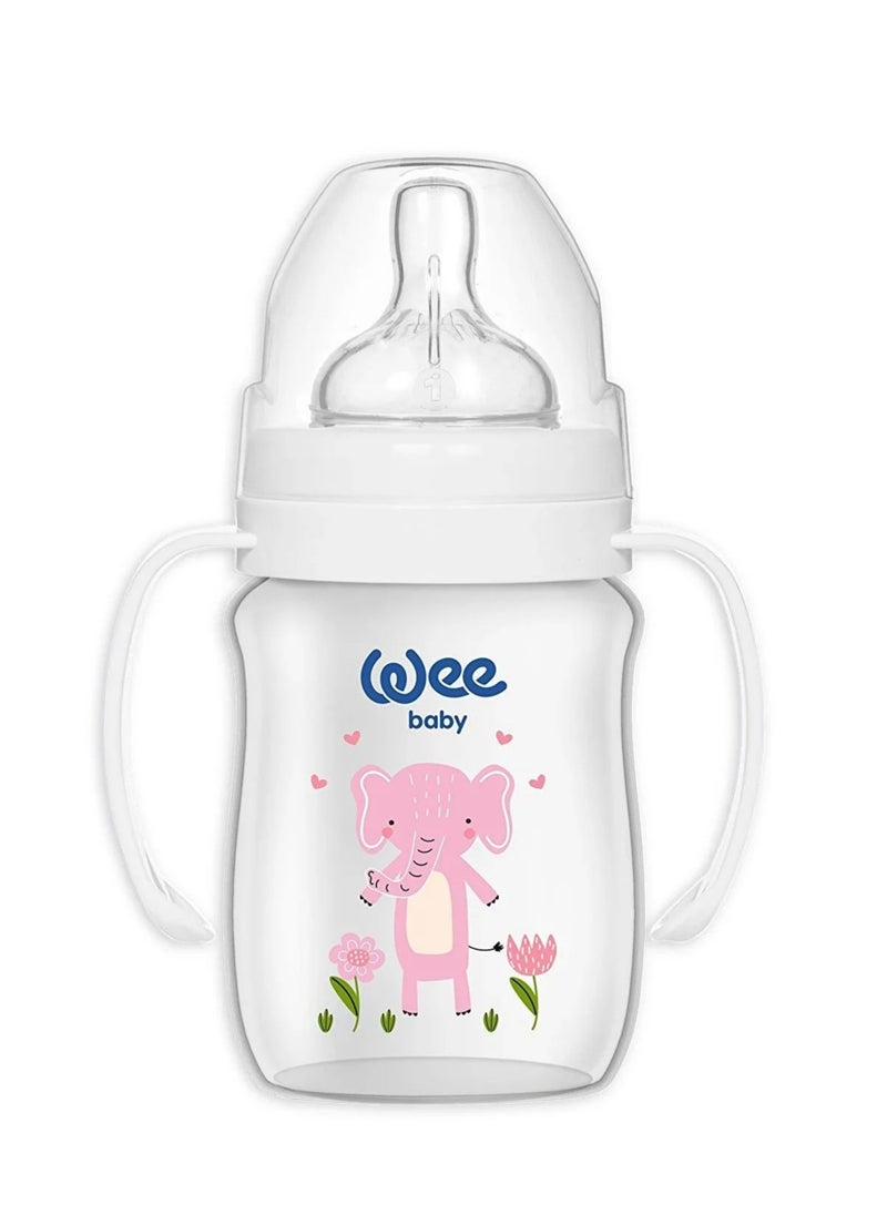 Wee baby wee baby Handle Feeding Bottle With Grip 150ml 