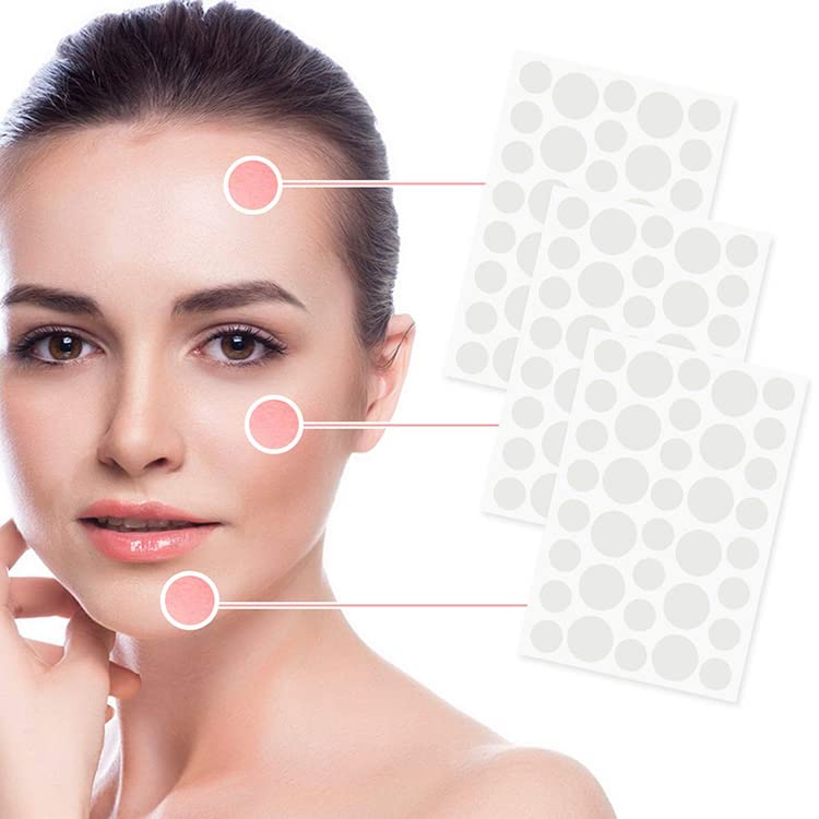 Mluffy 36Pcs Face Spot Scar Care Sticker Invisible Absorbing Spot Dot Waterproof Pimple Patch Sheet for Girls Skin Care Transparent Pack Of 1 - Image 2